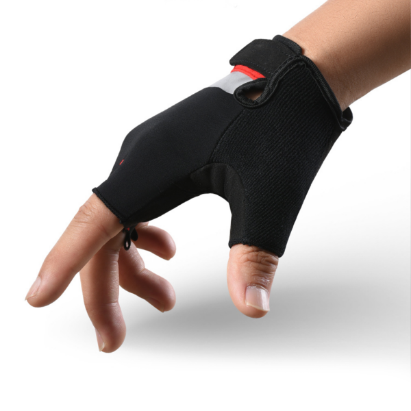 Half-Finger Bike and Fitness Gloves in Red