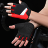 Half-Finger Bike and Fitness Gloves in Red